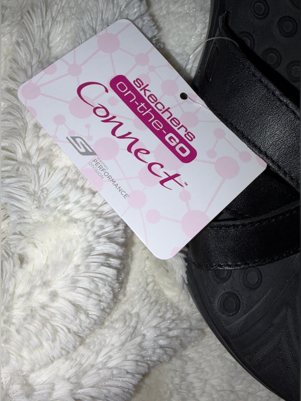 2 Pair Skechers On-The-Go Connect Performance Sandals Size 9 (black is NWT) - Picture 4 of 11